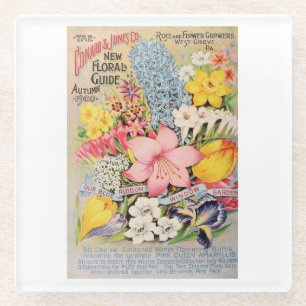 Dessous-de-verre En Verre Le nouveau guide floral Conard & Jones Publicité