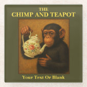 Dessous-de-verre En Verre Le Pub De Chimp Et Teapot (Devant)
