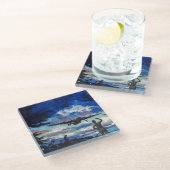 Dessous-de-verre En Verre Le retour du guerrier (Incliné)