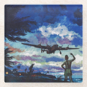 Dessous-de-verre En Verre Le retour du guerrier