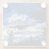 Dessous-de-verre En Verre Le retour du guerrier (Dos)