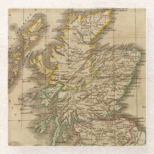 Dessous-de-verre En Verre L'Ecosse 4 (Devant)