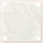 Dessous-de-verre En Verre L'Ecosse 4 (Dos)