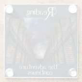 Dessous-de-verre En Verre Lecture, l'aventure continue (Dos)