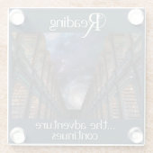 Dessous-de-verre En Verre Lecture, l'aventure continue (Dos)