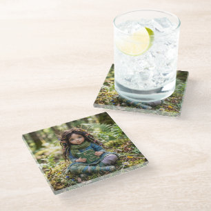 Dessous-de-verre En Verre L'elfe d'été Shay