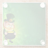 Dessous-de-verre En Verre Leprechaun (Dos)