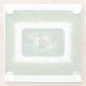 Dessous-de-verre En Verre Leprechaun Carrying Pot Of Gold (Dos)