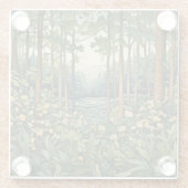 Dessous-de-verre En Verre Les Bois (Dos)