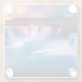 Dessous-de-verre En Verre Les cascades (Dos)