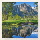 Dessous-de-verre En Verre Les cascades | Yosemite Falls, Californie (Devant)