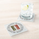 Dessous-de-verre En Verre Les îles Galapagos (Incliné)