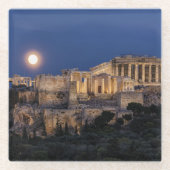 Dessous-de-verre En Verre Les monuments | Parthénon Athènes, Grèce (Devant)