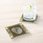 Dessous-de-verre En Verre Les petites coquilles de sirène (Incliné)