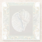 Dessous-de-verre En Verre Les petites coquilles de sirène (Dos)