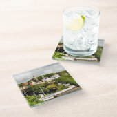 DESSOUS-DE-VERRE EN VERRE LES VILLAGES BIEN ÉQUIPÉS (Incliné)