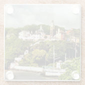 DESSOUS-DE-VERRE EN VERRE LES VILLAGES BIEN ÉQUIPÉS (Dos)