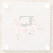 Dessous-de-verre En Verre Letter F (Dos)