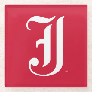 Dessous-de-verre En Verre LETTRE JSU Classique de l'Université d'État de Jac