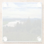 Dessous-de-verre En Verre Lewis & Clark River, Oregon (Dos)