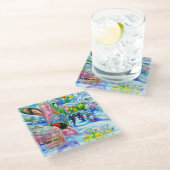 Dessous-de-verre En Verre Lilly (Incliné)