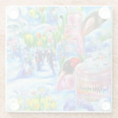Dessous-de-verre En Verre Lilly (Dos)