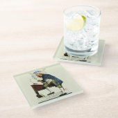 Dessous-de-verre En Verre L'indépendance (Incliné)