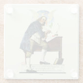 Dessous-de-verre En Verre L'indépendance (Dos)