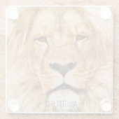 Dessous-de-verre En Verre Lion, roi d'Afrique (Dos)