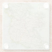 Dessous-de-verre En Verre L'Irlande (Dos)