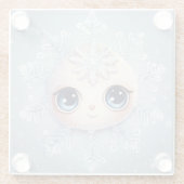 Dessous-de-verre En Verre Little Snowflake 1 (Dos)