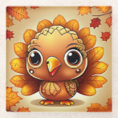 Dessous-de-verre En Verre Little Turkey 3 (Devant)