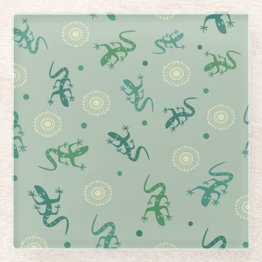 Dessous-de-verre En Verre Lizard (Devant)