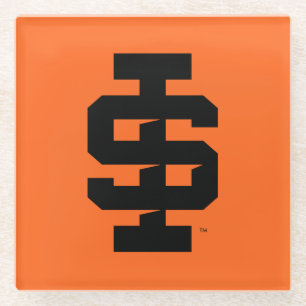 Dessous-de-verre En Verre Logo de l'Université d'État de l'Idaho