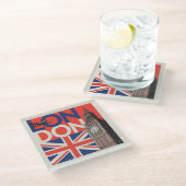 Dessous-de-verre En Verre Londres Big Ben | Angleterre (Incliné)