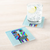 Dessous-de-verre En Verre Longs de Vieux Âmes Surréalisme Art (Incliné)