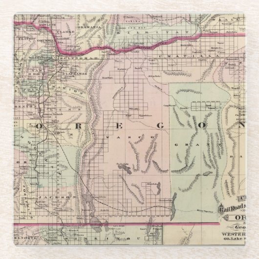 Dessous-de-verre En Verre L'Orégon 6 (Devant)