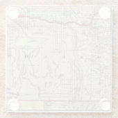 Dessous-de-verre En Verre L'Orégon 6 (Dos)