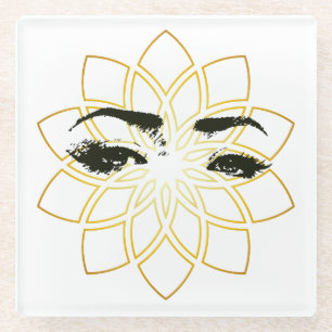 Dessous-de-verre En Verre Lotus Eyes