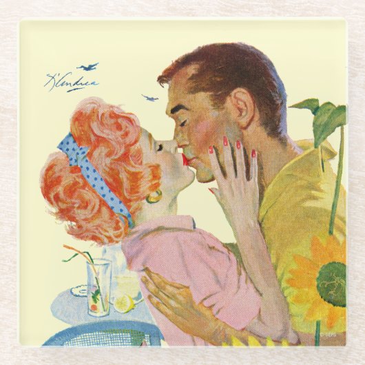 Dessous-de-verre En Verre Love-Struck 2 (Devant)