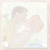 Dessous-de-verre En Verre Love-Struck 2 (Dos)