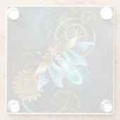 Dessous-de-verre En Verre Luciole de vapeur (Dos)