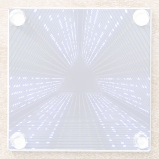 Dessous-de-verre En Verre lumière brillante (Dos)