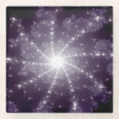 Dessous-de-verre En Verre Lumière lumineuse à l'extrémité du tunnel (Devant)