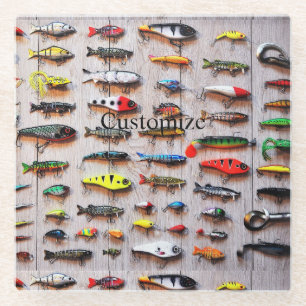 Dessous-de-verre En Verre Lures de pêche classique Thunder_Cove