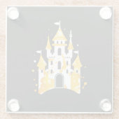 Dessous-de-verre En Verre Ma maison est mon château (Dos)