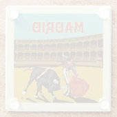 Dessous-de-verre En Verre Madrid, Espagne (Dos)