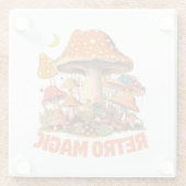 Dessous-de-verre En Verre Magie rétro (Dos)