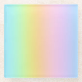 Dessous-de-verre En Verre Magnificent Pastel Rainbow Wedding (Devant)