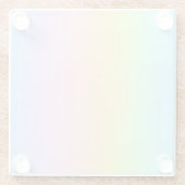 Dessous-de-verre En Verre Magnificent Pastel Rainbow Wedding (Dos)